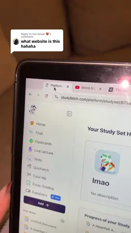 Replying to @not tonee ❤️‍🔥 study fetch akskskkmks also someone teach this man accountability 
