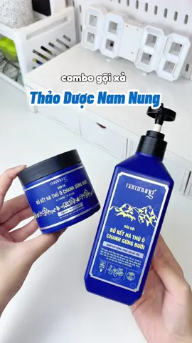 Combo gội xả thảo dược Nam Nung  #namnung #daugoithaoduoc #giamrungtoc #giamrung #review #chamsoctoc #tocdepmoingay #thaothichriviu #xuhuong #viral #fyp #trending #foryou  