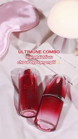 Vỗ về làn da cùng bộ đôi tinh chất đỏ ULTIMUNE - lấy lại sức sống toàn diện cho làn da để nàng tự tin với vẻ ngoài xuân sắc. #ShiseidoVN#ShiseidoSkincare#skincare#trending#fyp