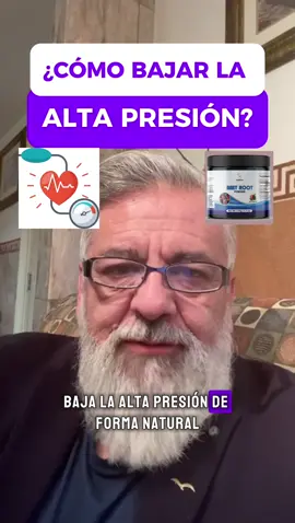 Como bajar la alta presion 