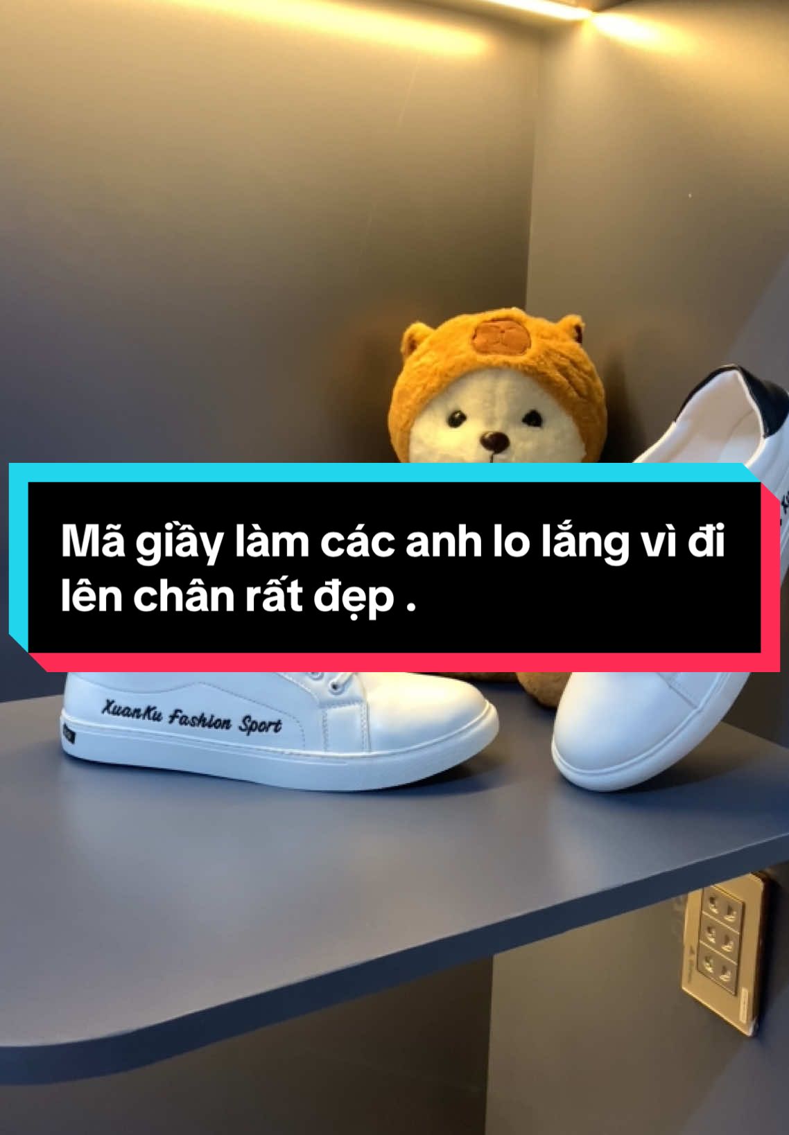 Hàng hót luôn làm các anh lo lắng vì đi lên chân rất đẹp mà lại trẻ trung khoẻ khoắn #xuhuongtiktokkk #Hoangshop123 #giaythethao .