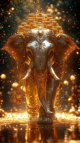 황금 코끼리가 금괴를 가득 싣고 나에게로 옵니다! #재물운 #금전운 #돈복 #부자 #행운 #행복 #황금코끼리 #금괴 A golden elephant comes to me, loaded with gold bars! #wealth #money #lucky #rich #luck #happiness #goldenelephant #goldbar