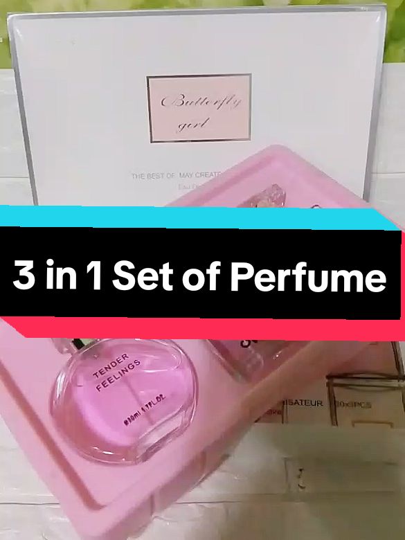 Perfume Long Lasting  3 in 1 Perfume Set for 127 pesos only 😍😍😍 #perfumeforwomen #perfumelonglasting  #3in1perfume 