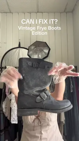 Treasure ➡️ trash ➡️ treasure #frye #vintage #restoration 