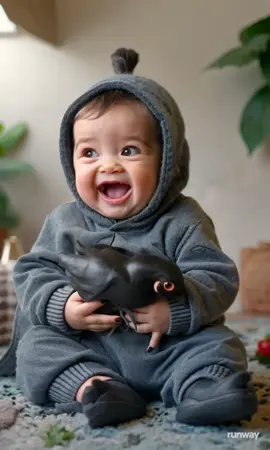 baby and animals Ai generated video  #fyb #viral #ai #genrated #video 