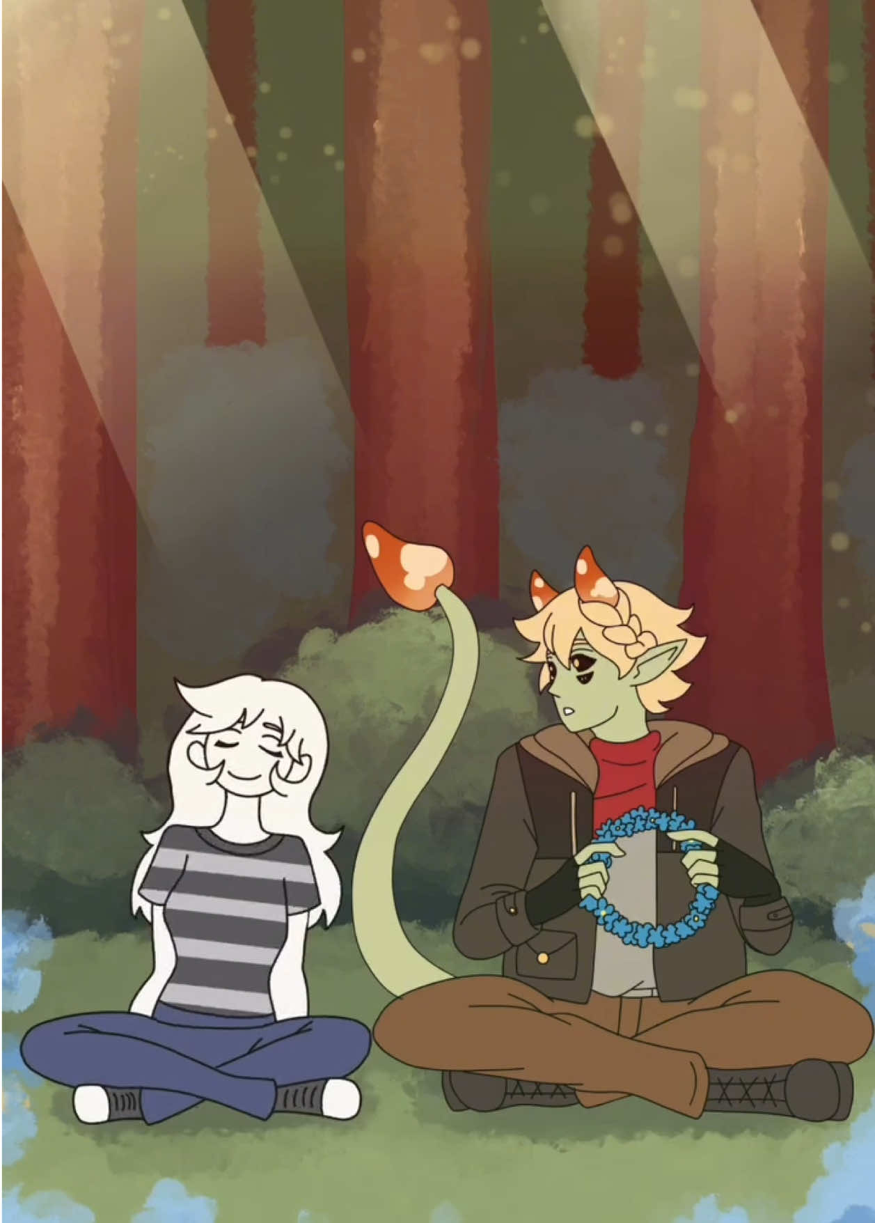 Miss Y/N singing for Michael🥹💚 كنت راح اسحب على الأنيميشن لولا جمال الصوت🥹💕 #m0o0n_smile #mushroomoasis #micheal #animation #yn #toonsquid #vocalsonly #nomusic #capcut@ToonSquid @Waki 