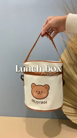 Lunch box aestheticc 🤩✨ kotak bekal makanan yang terbuat dari bahan stainless steel anti panas. Boxnya gemes bgtt lohhhh bund, yuk buruan order skrngg 🤩✨‼️‼️ #kotakbekal #lunchbox #fyp #foryou 