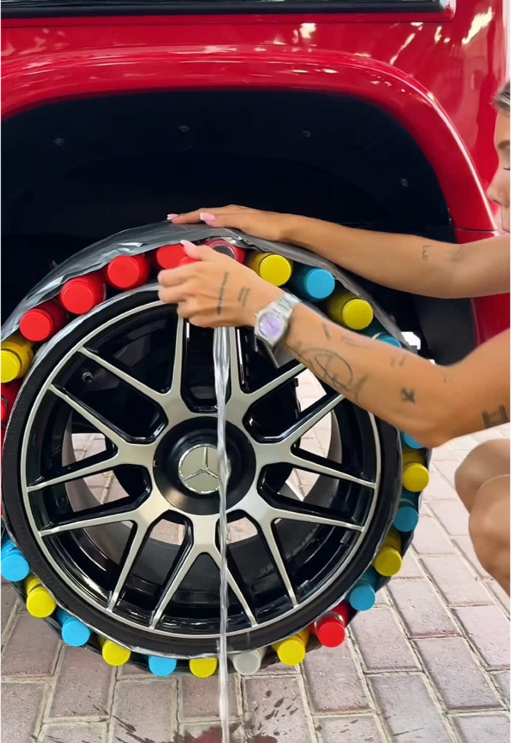 Tyre from Prime bottles? #foryou 