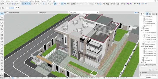 Conception d’une villa R+1🦺🏗️🇨🇩 Whatpp +243 850 318 911 #rdcongo🇨🇩 #lubumbashi #kinshasa #portoipage #archicaddesign 