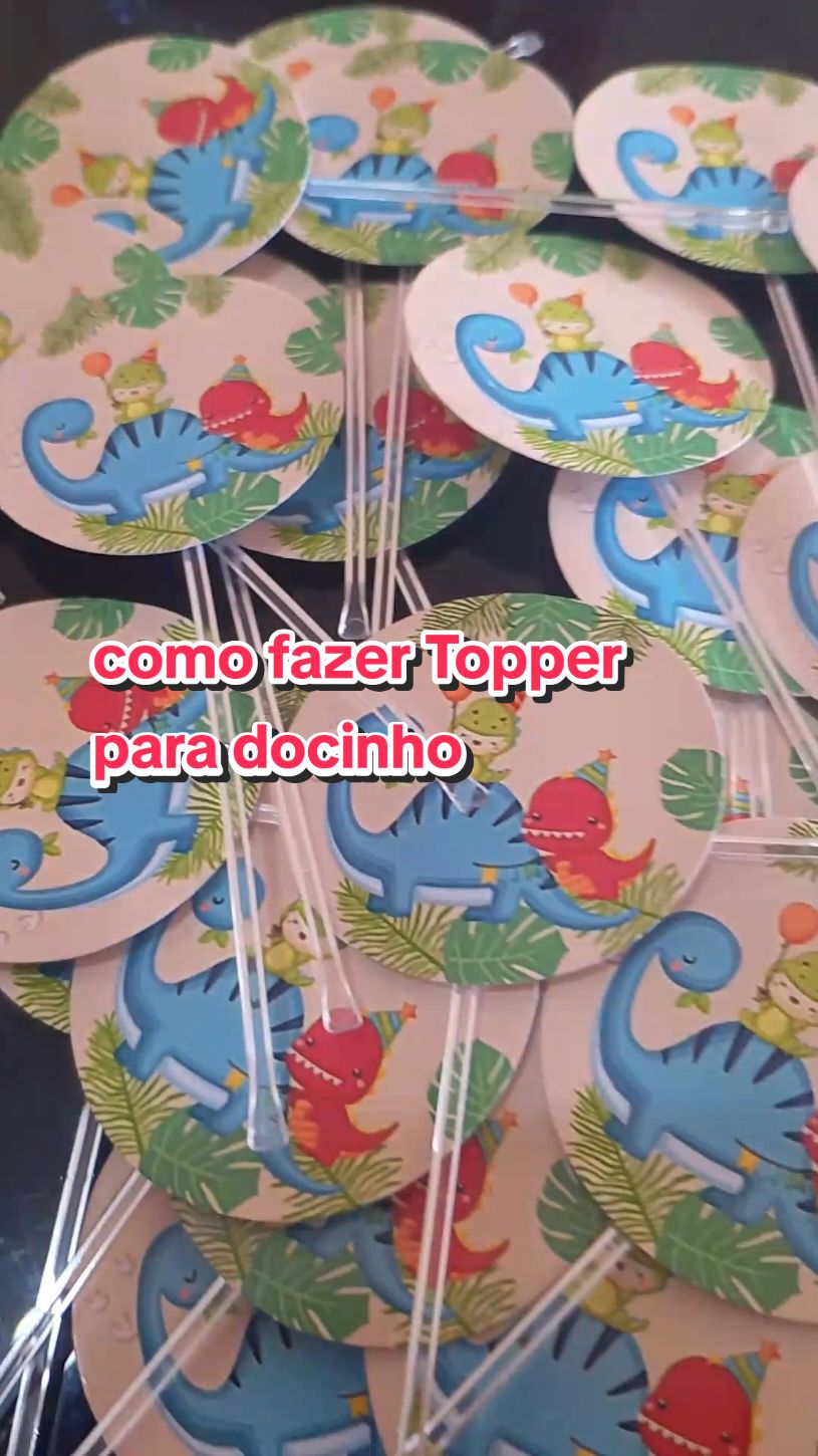 como fazer Topper para doce  o que fazer com papel  #personalizado #papelariapersonalizada 