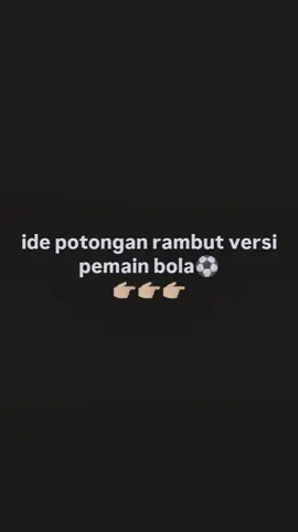 ide potongan rambut pemain bola #modelrambut  #modelrambutcowok  #gayarambut  #hairstyle 