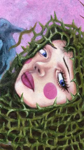 udah ku bakar lukisannya  #fyp #fypシ #xyzbca #art #paint #painting #acrylic #acrylicpainting #acryliconcanvas #surrealism 