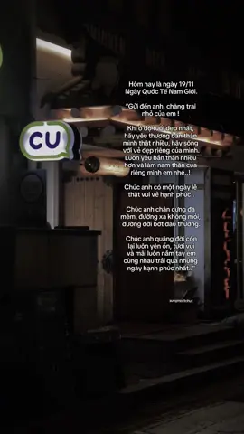 “Chúc anh một ngày ấm áp và hạnh phúc..☺️🫶” #quoctedanong #Love #tinhyeu #suyymottchut 