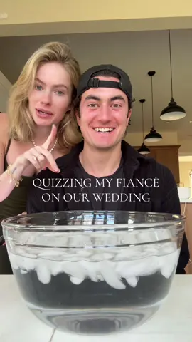 Saw @Aubrey Gavello do this and knew i had to do it to jesse 😂🤍 now he wont forget our wedding planners name ever again 😭😂 #fyp #wedding #couple #funny #fiance #weddingplanning #2025bride #2025wedding 