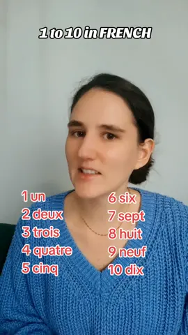 Count with me in french 🇫🇷 #frenchlesson #french #learnfrench #frenchlanguage 