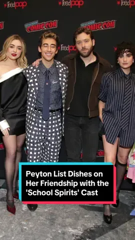 #PeytonList says the #SchoolSpirits cast has become some of her 