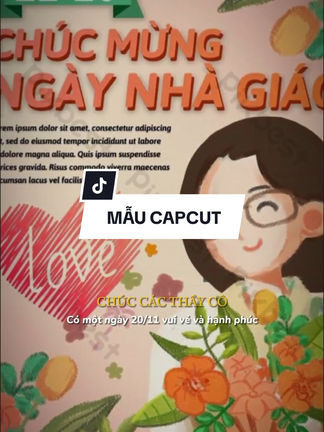 #CapCut Chúc mừng ngày nhà giáo 20/11 #20thang11  #ngaytrian #xuhuong #nhachaymoingay 