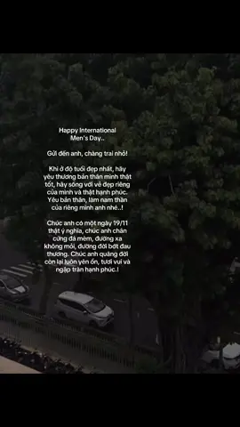 Chúc anh 19/11 #0gio 