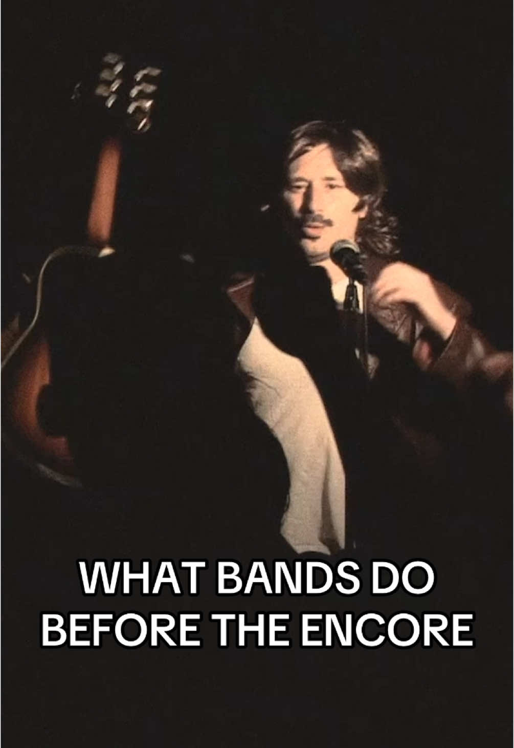 What bands do before the encore #backstage #bts