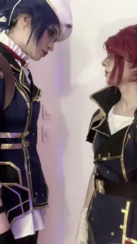 expected caitvi angst in arc III #arcane #caitlyn #vi #caitvi #cosplay @hiinaa.cos 