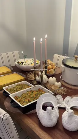 i officially reached peak exhaustion but seeing everyone enjoying the food made it better 🥹 #friendsgiving #hosting #fyp #thanksgivingfood #thanksgivingrecipes #thanksgivingdishes 