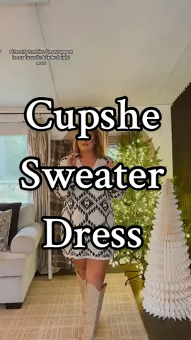 We love a comfy cozy fit 🫶🏼 @cupshe @cupshe_official #fallfashion #affordablefashion #TikTokFashion #midsizefashion #midsizestyle #midsizegal #tiktokshopblackfriday #tiktokshopcybermonday #falloutfits #sweaterdress 