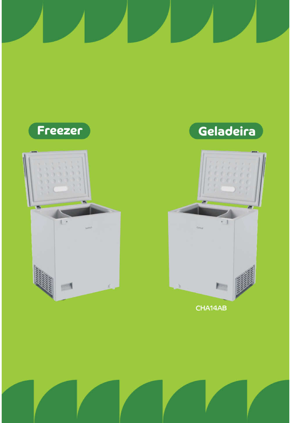 De segunda a quinta? Ele é sua geladeira. 🥗  Sexta a domingo? É o seu freezer! 🥂 O Freezer Horizontal Consul 142L se adapta ao seu ritmo.  Bem pensado para as necessidades da sua rotina.