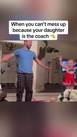 He’s under a lot of pressure 😂 (via @Roxy) #cheer #fatherdaughter #wholesome