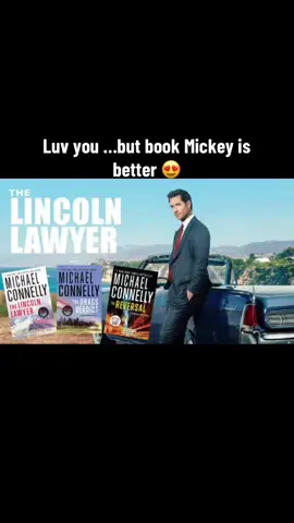 Luv you…but book Mickey is better. When you finish binging The Lincoln Lawyer on #netflixseries but reading is your first love. 🥰#BookTok #thelincolnlawyer #michaelconnelly #manuelgarcelruffo #fypage #bookboyfriend #follow #reading #lawyertiktok 