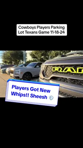 Players Whips in the Player Parking Lot at the @Houston Texans vs @Dallas Cowboys game!! #foryoupage #fyp #fypシ #dc4l #dallascowboys #gameday #dak #ceedee #blowthisup #SuperBowl #nfl #nfc #gameday #sportstok 