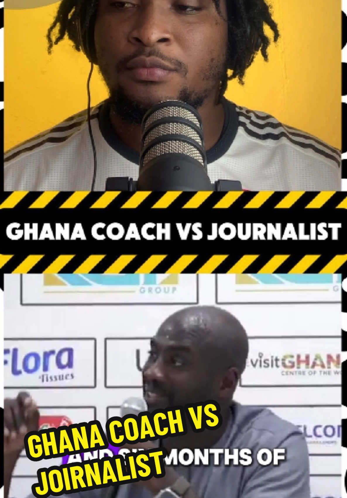 Ghana coach Otto Addo vs Journalist exchange words …. #fyp #blackstars #ghana #ghanaian #ghanatiktok🇬🇭 