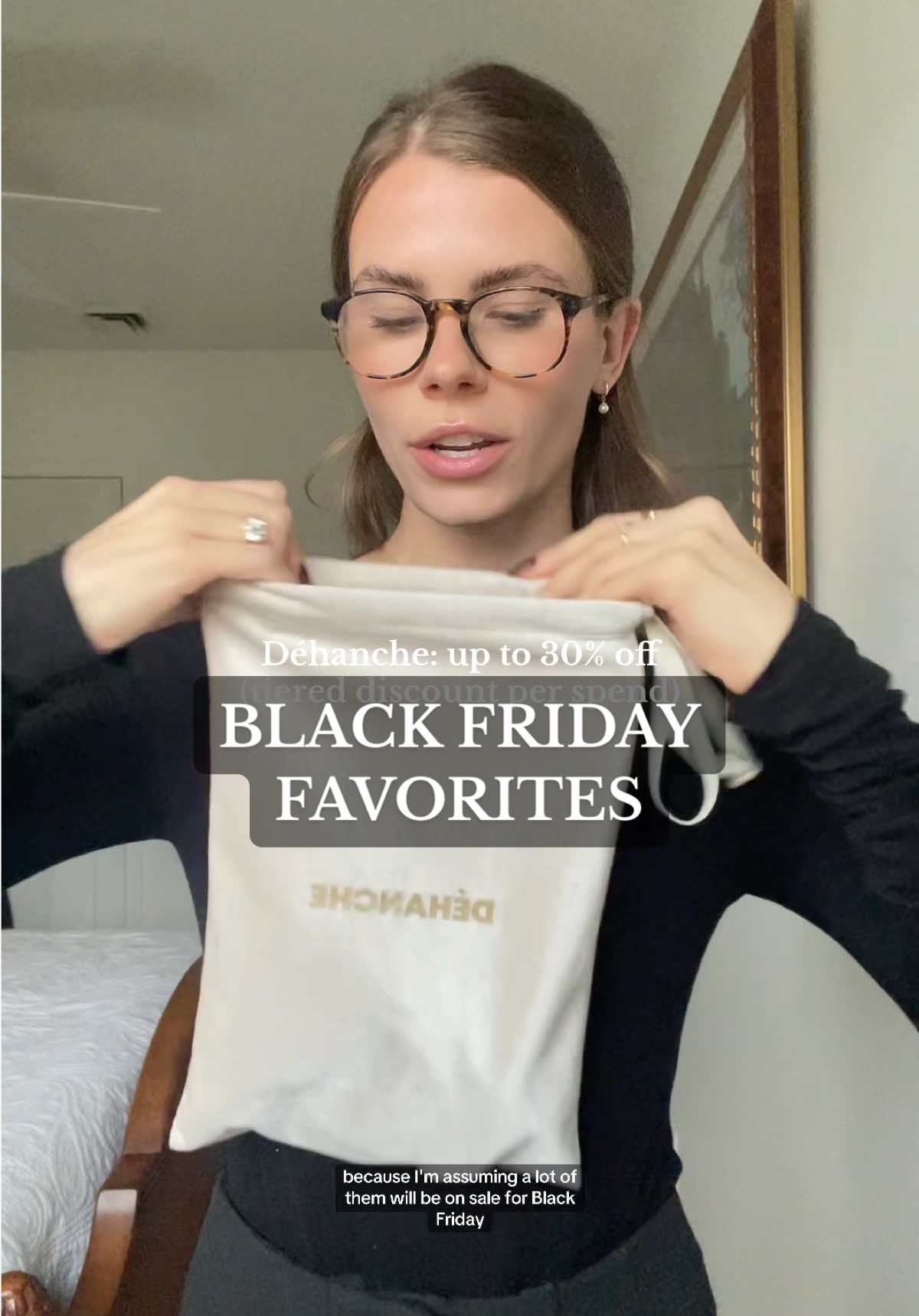Sharing some of my favorite items that will be or are currently on sale for black Friday! #blackfriday #blackfridaydeals #blackfridaysale #BFCM #fashiontiktok #wishlist #favorites @Dehanche @reformation @sourceunknown.official @SourceUnknown Official @Aureum Collective @HEAVEN MAYHEM 