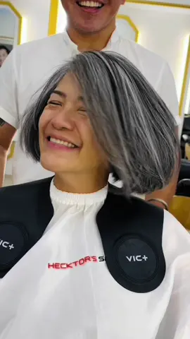Your 60 of ages? Having full of white hair & it’s feeling bored ? Why not to try this lowlights you can see it well blend like salt & pepper color as well.  #saltpepper #saltandpepperhair #lowlights #antiaging #seniorcitizens #haircolor #twotone #hecktorsalon  Visit Our Branches!!! ✔️ Timog, Quezon City  📲09958457161 Open 10:00 to 8:00pm Daily.  ✔️ Promenade, Greenhills San Juan City 📲 09665339613  Open 10:00am to 9:00pm weekdays weekends 10:00am to 10:00pm  daily. ✔️ SJDM, Bulacan Branch  📲09451294402  9:00am to 9:00pm daily.