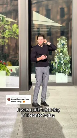 Replying to @Lolo The weather today was immaculate #suittok #toronto #fyp 