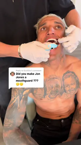Replying to @Gush3rs hot take.. is john Jones scared of Tom Aspinal 😐😖 #UFC #charlesoliveira #michealchandler #ufc309 #dobronx #mouthguard #mouthpiece #julianviraye #mouthguardshop 