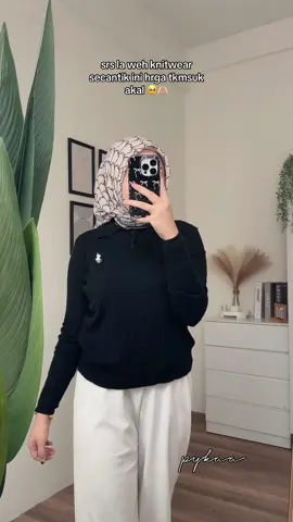 pling best knitwear ni mterial dia tkpanas tau korang kain sejuk je dn selesa dooh bila pakai🖤🖤 #fyp #knitwear #knitwearpolo #knitwearmurah #knitwearviral #knitwearwanita #outfitideas 