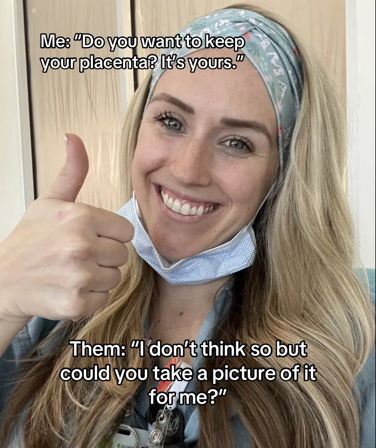Photographed and shared by patient with expressed permission to post. I love my job. 