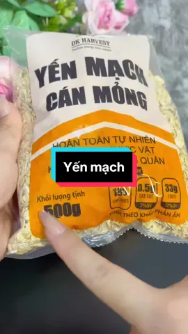 Yến mạch cán mỏng #cachlai #tieungoc #foryou #yenmach 