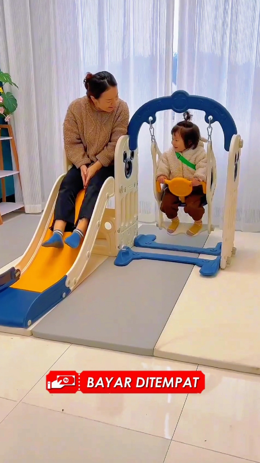 Mainan SNI perosotan ayun perosotan ayunan seluncuran anak 3in1 premium. Mainan perosotan ayunan seluncuran motorik anak 5in1 premium bestseller. #mainananak #mainananakindonesia #Mainan #mainan #mainanseluncuran #mainansetayunan #seluncuran #mainanperosotan #prosotan #mainanmotorik #setayunandanprosotan 