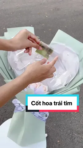 Cốt hoa tiền hình trái tim 20 tờ -Món quà ý nghĩa và tinh tế dành tặng cho những dịp quan trọng !!#hoatien #quatang #flowers #xh #viral 