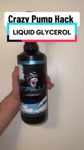 Legit gave me some of the craziest pumps of my life 😮‍💨🔥 #gorillamode #gorillamind #pump #gympump #glycerol #liquidglycerol #tiktokshopblackfriday #tiktokshopcybermonday 