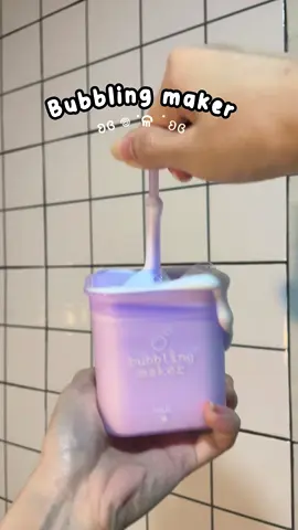 ลองตีฟองแชมพูกัน #bubblingmaker #ที่ตีฟองแชมพู #ป้ายยาtiktok 