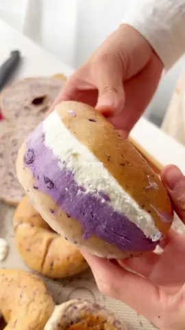 What are your favorite bagel toppings or fillings? #bagel #blueberrybagel #bagels #fyp #baking #Recipe #girltherapy 