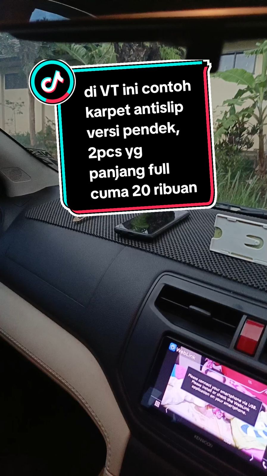 2pcs karpet antislip panjang full cuma 20ribuan #karpetantislip #antislipdashboardmobil #dashboardmobil #murah #interiormobil 
