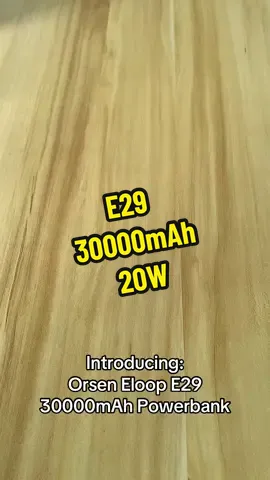 Introducing Orsen Eloop E29 30000mAh 20W Powerbank Unboxing Video #unboxing  #techlover  #shopnow  #elooppowerbank #orseneloopmalaysia 