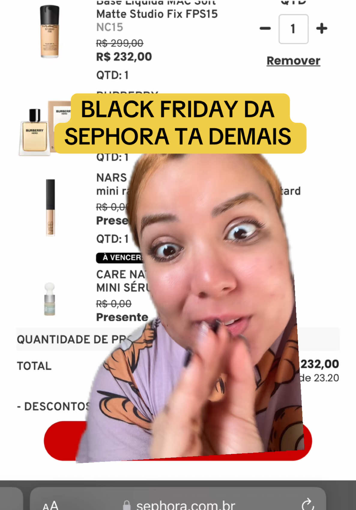 VCS VIRAM O CUPOM DA SEPHORA QUE TA DANDO 3 mini brindes de luxo perfeitos ? 😱😱 TO EM CHOQUEEEE! vou deixar o link na bio, mas se vc tiver no grupo ja vou deixar tudo no ponto pra vc ! #blackfridaysephora #sephorablackfriday #cupomsephora 