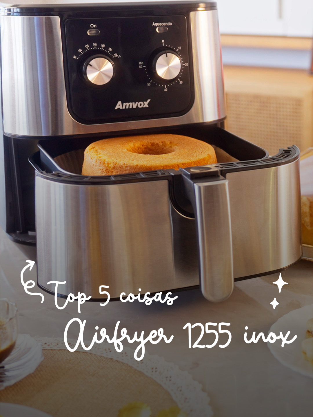 Que as nossas Airfryers todo mundo já conhece, nós já sabemos... Mas e essas cinco coisas que detalhamos do modelo ARF 1255M, vocês já sabiam? 🤯