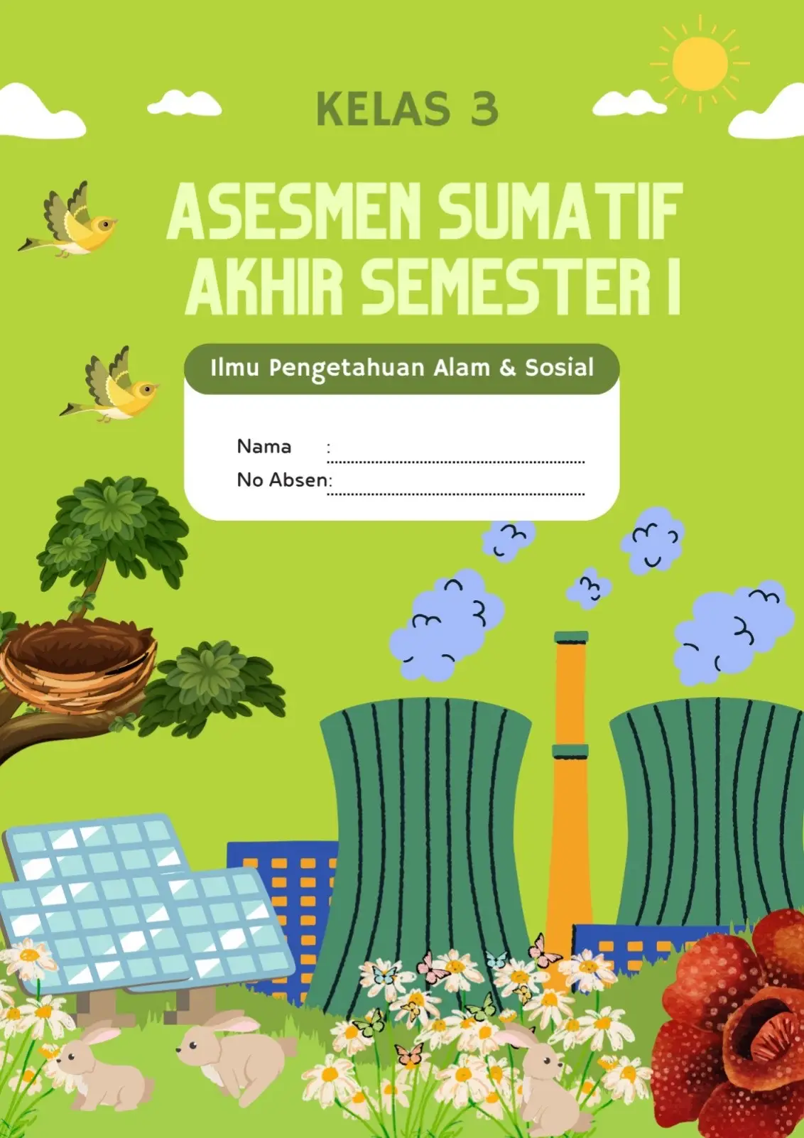 Referensi Asesmen Sumatif Akhir Semester 1 Kelas 3 SD #sasipaskelas3sd #asesmenakhirsemester1ipas #kelas3sdsas #kurikulummerdeka #sasipas 