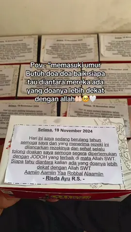 Boten tiyang duwe ,insyallah boten lali carane bersyukur🤍 #berkah  #november #hariulangtahun 