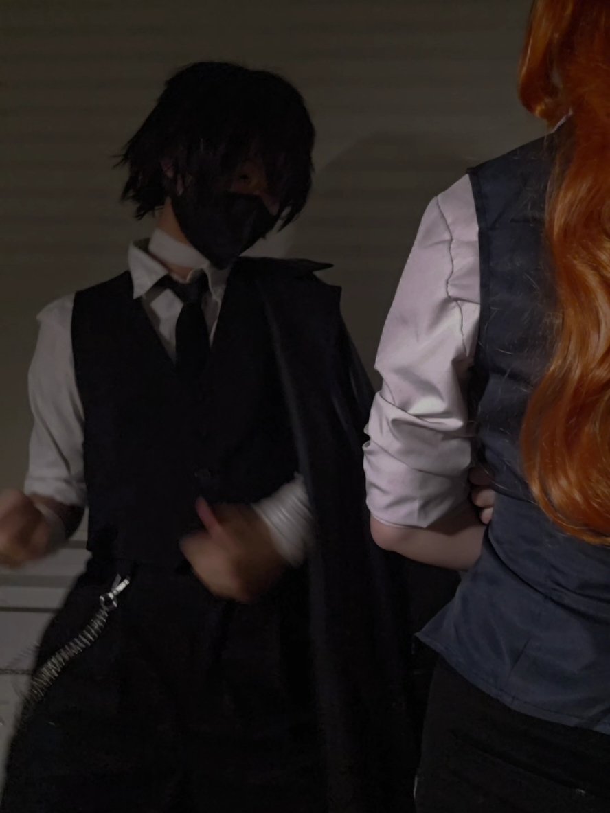 POV: Dazai trying to distract Chuuya  his is coat hanging on for dear life #skk #soukoku #chuuya #dazaiosamu #bungostraydogs #dazai #bsd #chuuyacosplay #dazaicosplay #skkcosplay #bsdcosplay #bsdedit 